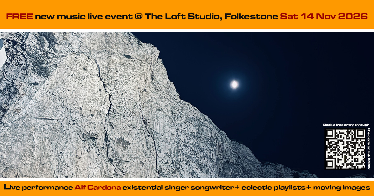 Free Live music + moving images + eclectic playlists at The Loft Studio, Folkestone